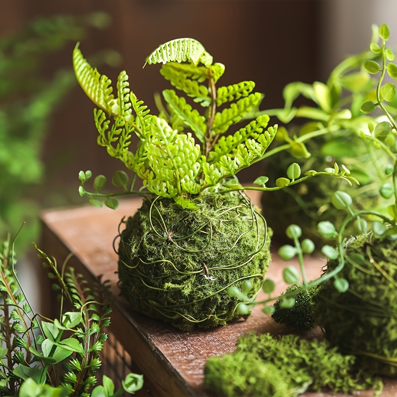 Sphagnum Moss Dry - Vaso de Musgo Artificial, Recipiente para