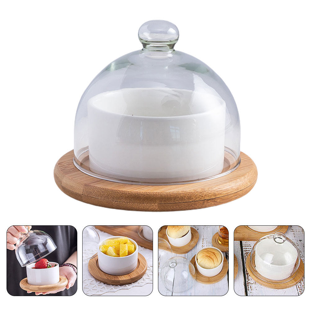 Plastic Dome Clear - Conjunto de Tigelas de Cerâmica para