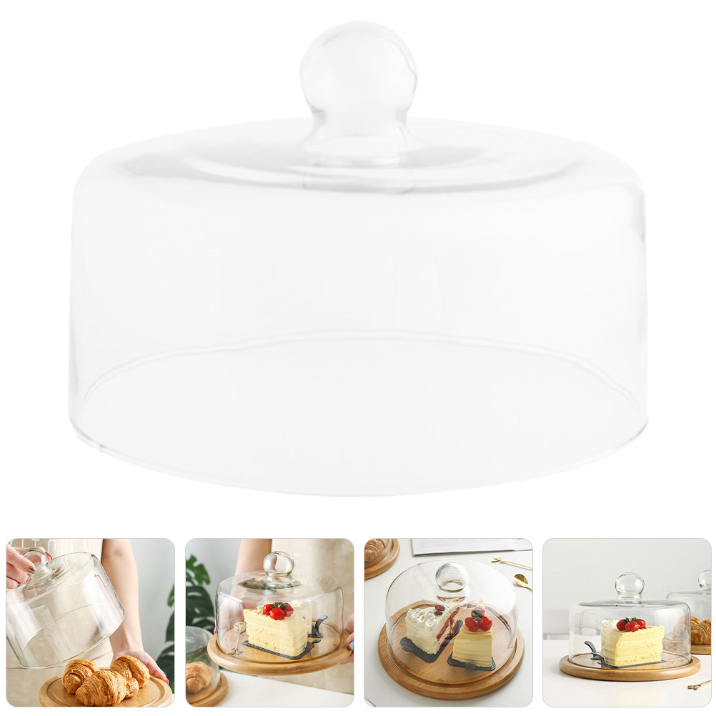 Plastic Dome Clear - Tampa de Vidro Transparente de 18Cm