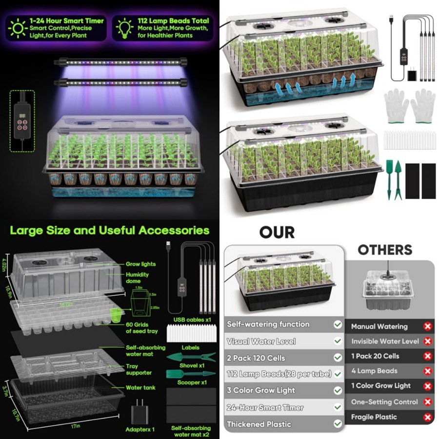 Bandeja de Germinação de Semen - Humidity Dome Kit avaliação e preço