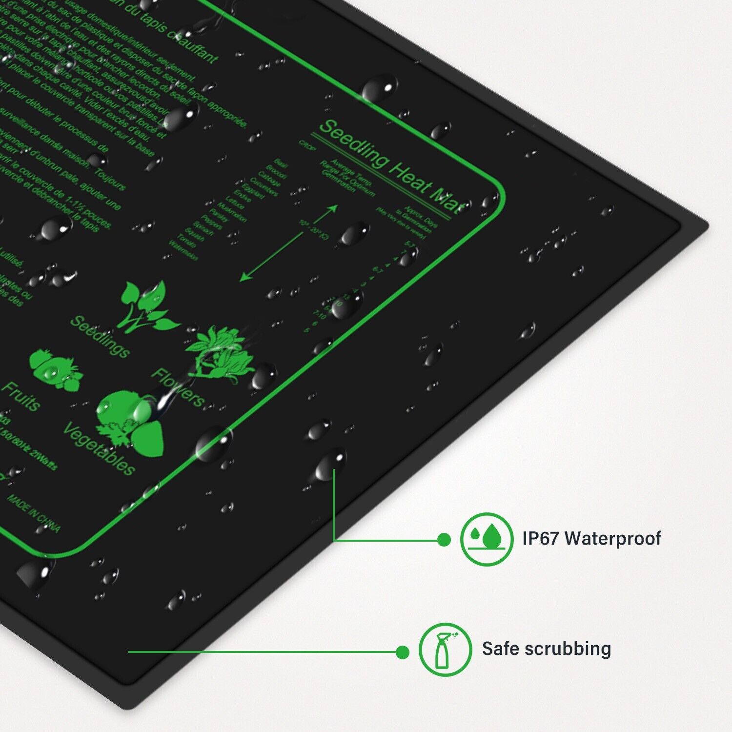 Lerway 21w esteira de aquecime - Heat Mat Seedling avaliação e preço