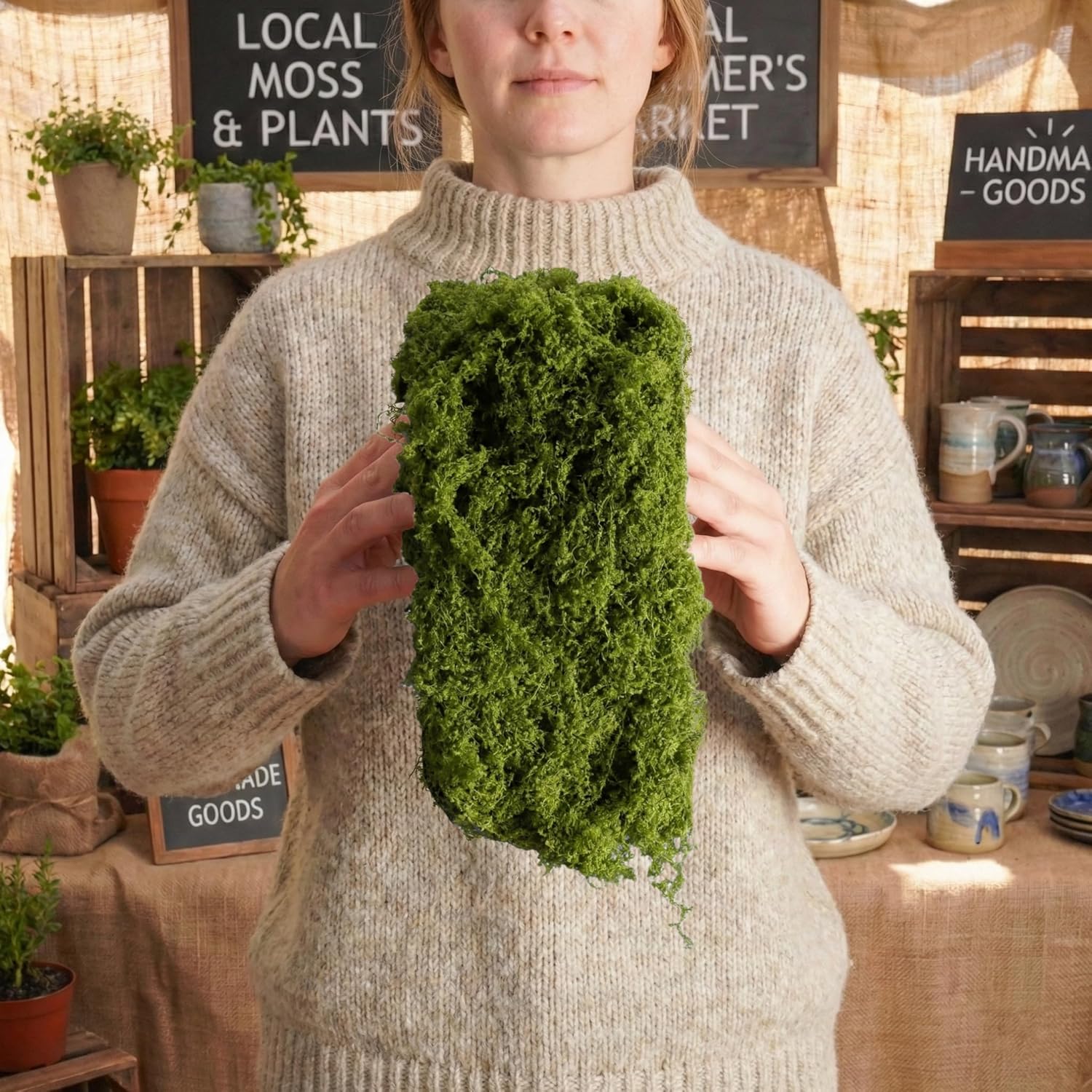 Tapete de Musgo Artificial Ver - Sphagnum Moss Dry avaliação e preço