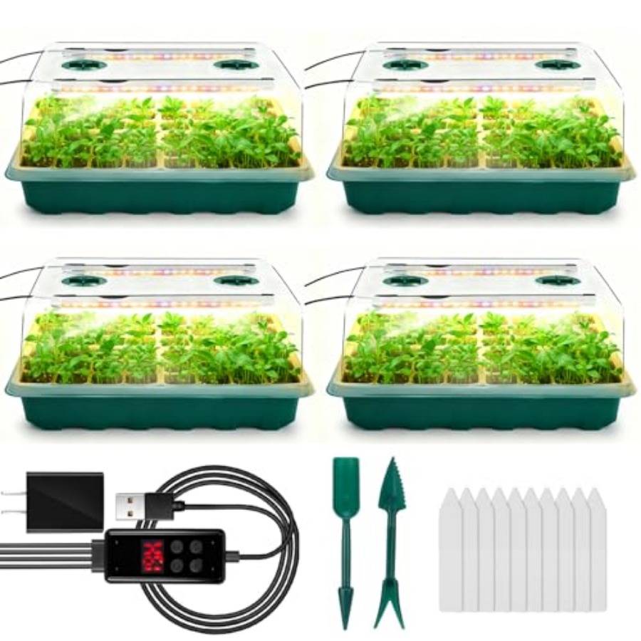 Bandeja de Germinação com Luz  - Humidity Dome Kit avaliação e preço