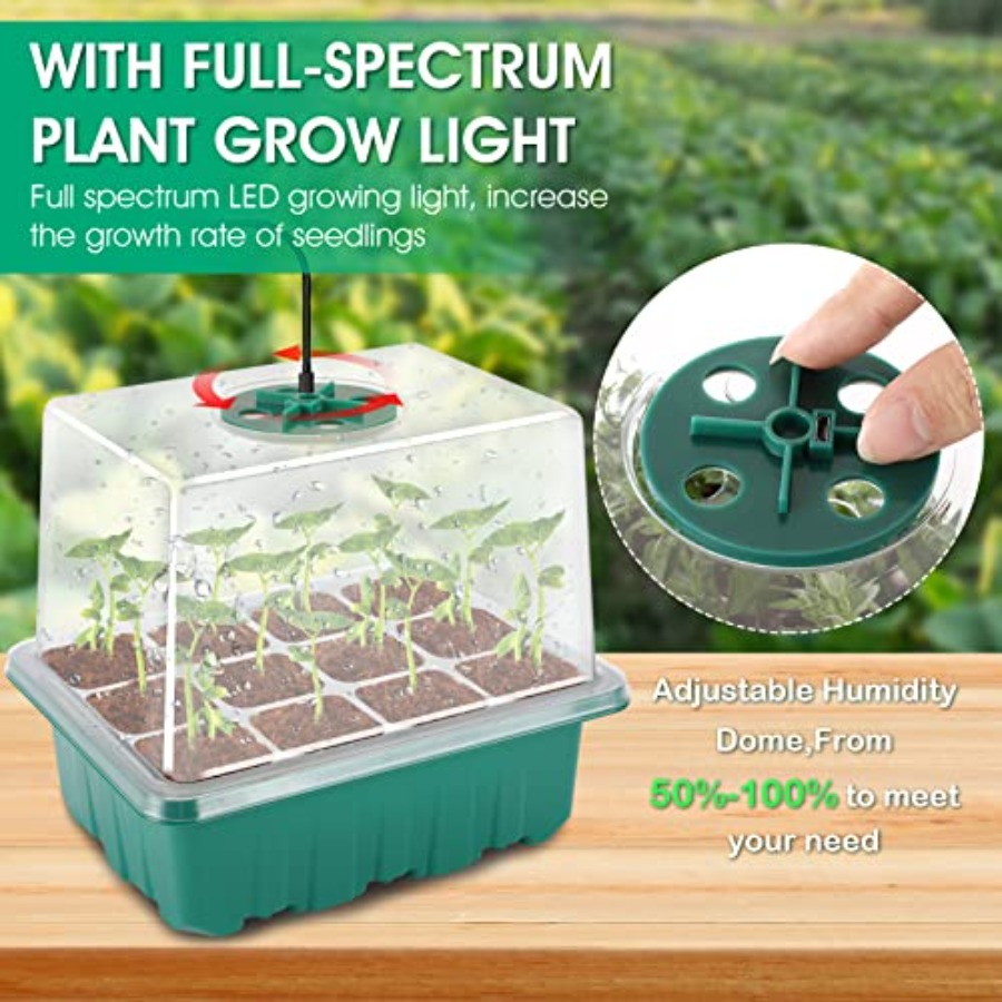 Bandeja de Germinação com Luz, - Humidity Dome Kit avaliação e preço